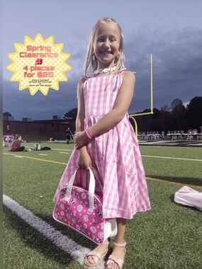 Barbie Movie Costume pink check dress